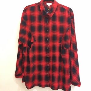 UMGEE black & red button up shirt